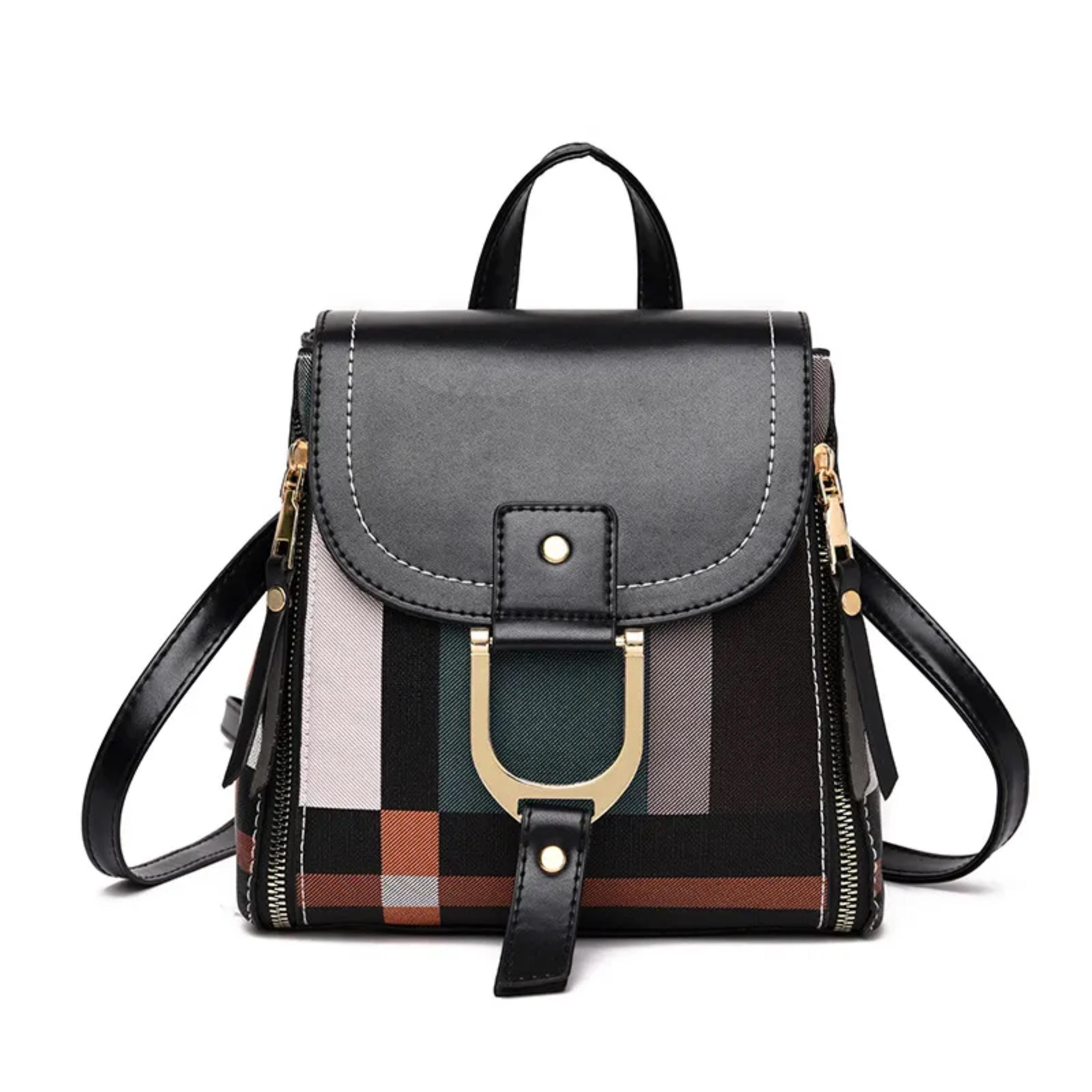 Small Plaid PU Leather Backpack Purse for Women, Lightweight School Shoulder Amazon.com: Barsine Girls Fashion Mini Backpack Purse 2 PCS  main image 2