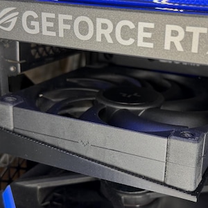 120mm PCI Fan Mount: Single Slot GPU Exhaust Bracket for Gaming PC and Server Cooling