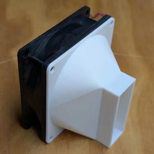 Nvidia A2 Fan Shroud Adapter: 40, 60, 80, 92 or 120mm Fan Cooling Duct for Data Center GPU in a Regular PC