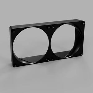 Conducto de extracción de aire con doble ventilador dinámico de 80 mm para Lian Li O11: Montaje trasero del ventilador para O11D, flujo de aire tipo Velocity Stack, no requiere insertos. imagen 1