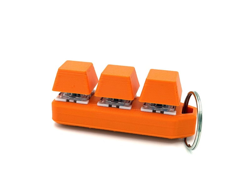Clicky Fidget Schlüsselbund Mechanische Tastatur Schlüsselbund Schalter Spielzeug, Satisfizing Bild 1