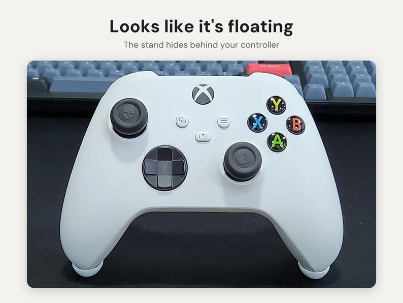 Invisible Xbox Controller Stand, Minimal Floating Display Holder for Xbox Series X/S and Xbox One Controllers image 2