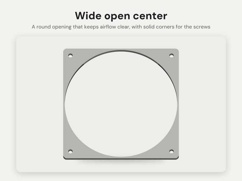 PC-ventilatorafstandhouders: ventilatorverhogers voor 40, 60, 80, 92, 120 en 140 mm ventilatoren in 5, 10 of 15 mm voor voldoende ruimte voor radiatoren en behuizingsventilatoren. afbeelding 6