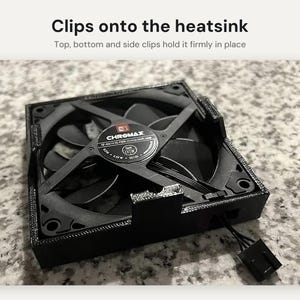 LSI 9300-16i Fan Shroud: 92mm Noctua NF-A9x14 Cooler Mount for HBA Card, Homelab and Server Cooling image 4