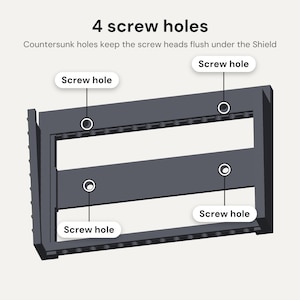 Nvidia Shield TV Pro Wall Mount Frame: Full Cradle Holder, Screw or 3M Tape Install, Wall or Behind TV immagine 3