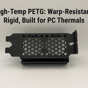 PCI Double 40mm Fan Mount: Lower GPU Temps, 2 Slot Bracket, Server Cooling Upgrade image 6