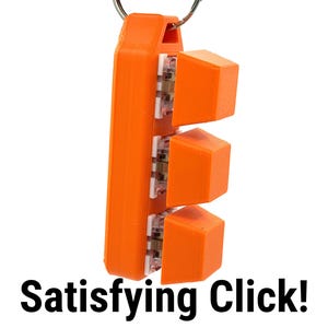 Clicky Fidget Schlüsselbund Mechanische Tastatur Schlüsselbund Schalter Spielzeug, Satisfizing Bild 3