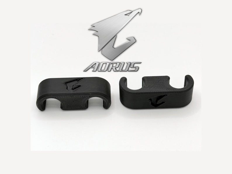 Custom AIO Tube Combs (4 Pack) Cable Management Clips Aorus