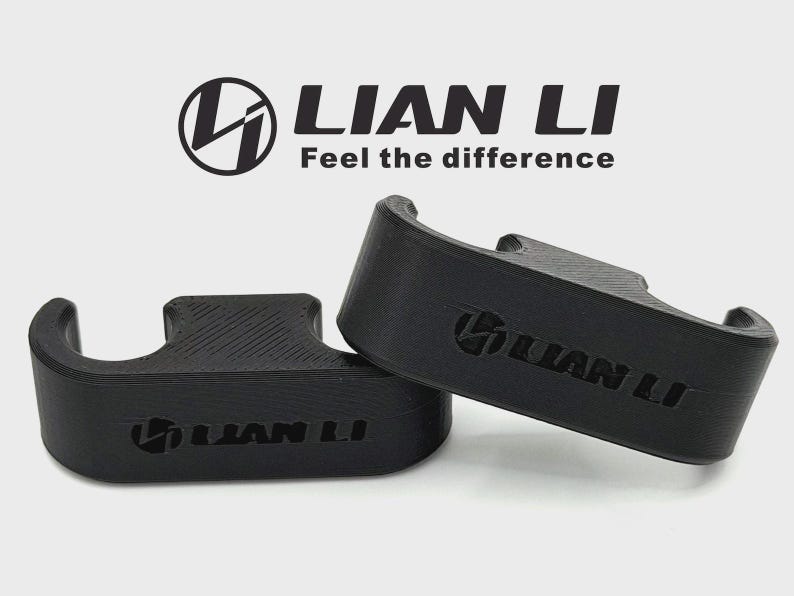 Custom AIO Tube Combs (4 Pack) Cable Management Clips Lian Li (Wordmark)