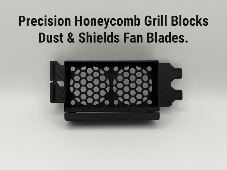 PCI Double 40mm Fan Mount: Lower GPU Temps, 2 Slot Bracket, Server Cooling Upgrade image 5