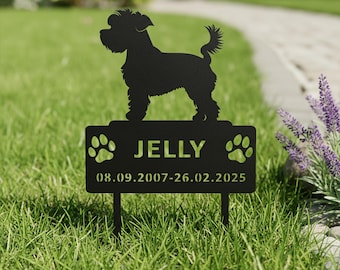 Custom Metal Pet Memorial Garden Sign, Pet Memorial Garden Stake, Dog Garden Sign, Pet Grave Markers, Dog Loss Gifts, Gift For Dog Lover