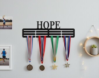 Custom Medal Holder with Name, Metal Medal Display, Personalized Sports Medal Hanger, Medal Display Rack for Award, Gift for Kids