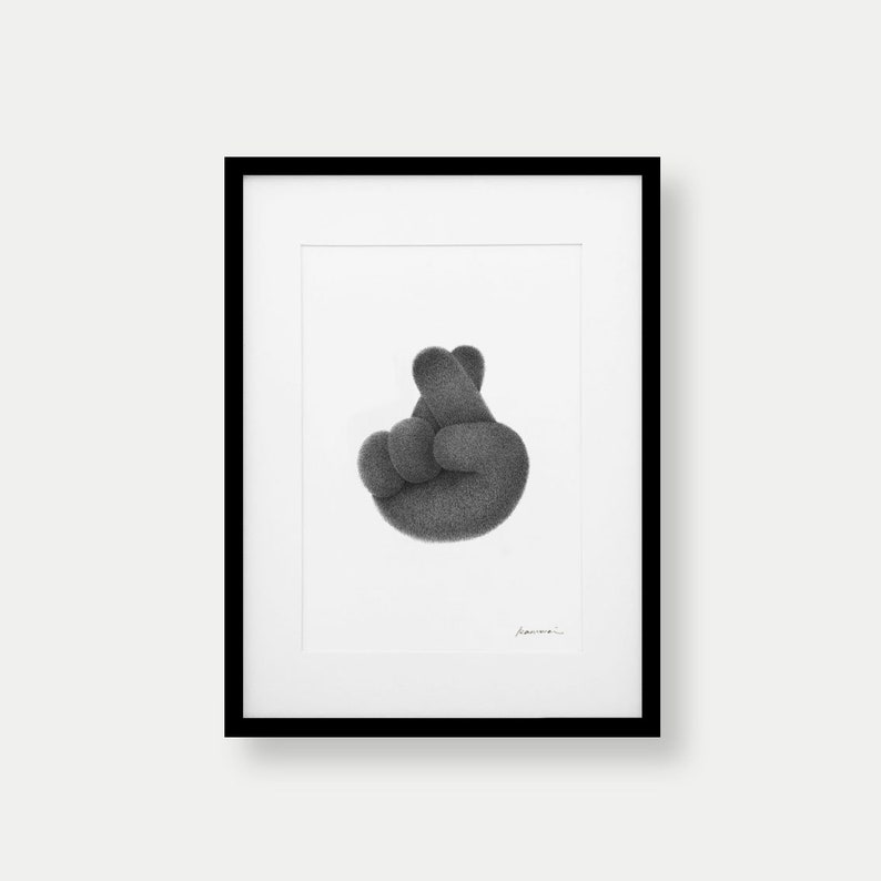 Cat Paw No.2 A4 Open Edition Print image 1