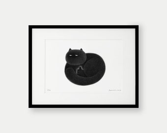 Kitty No.95 – A3 Limited Edition Print