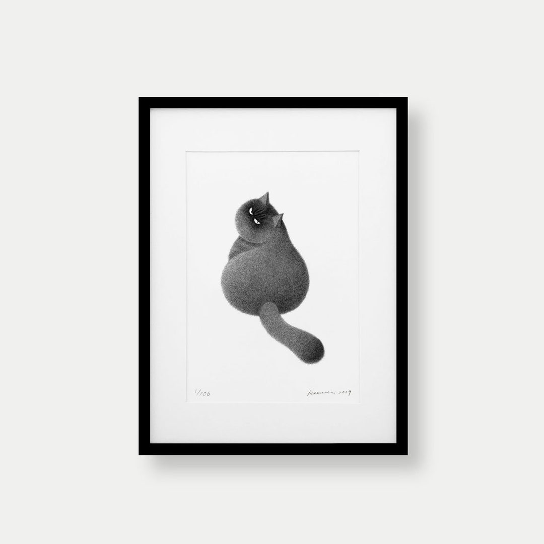 Kitty No.36 – A4 Limited Edition Print - Etsy
