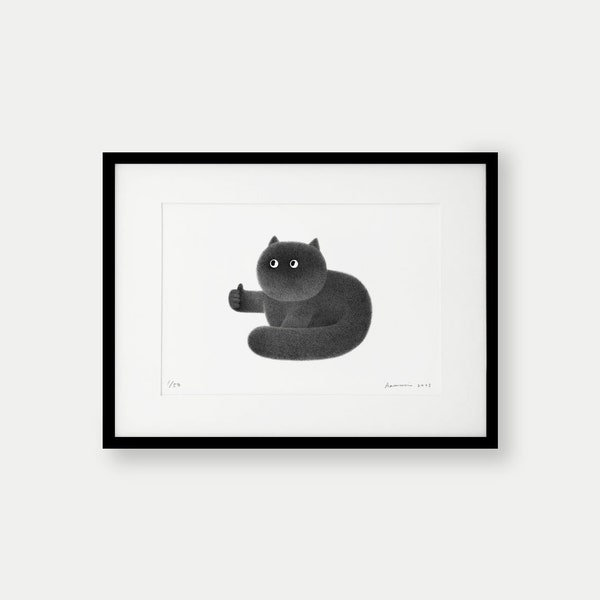 Kitty No.116 – A4 Limited Edition Print