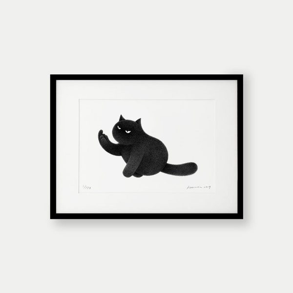 Kitty No.38 – A4 Limited Edition Print