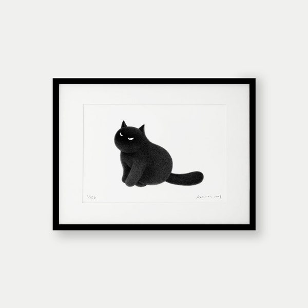 Kitty No.37 – A4 Limited Edition Print