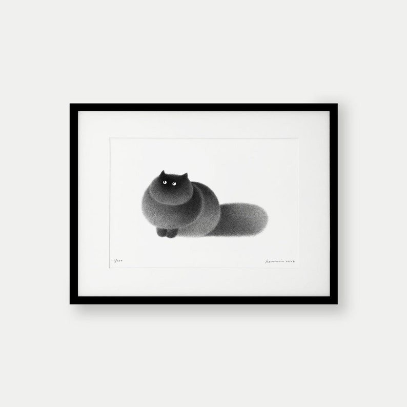 Kitty No.107 A3 Limited Edition Print image 1