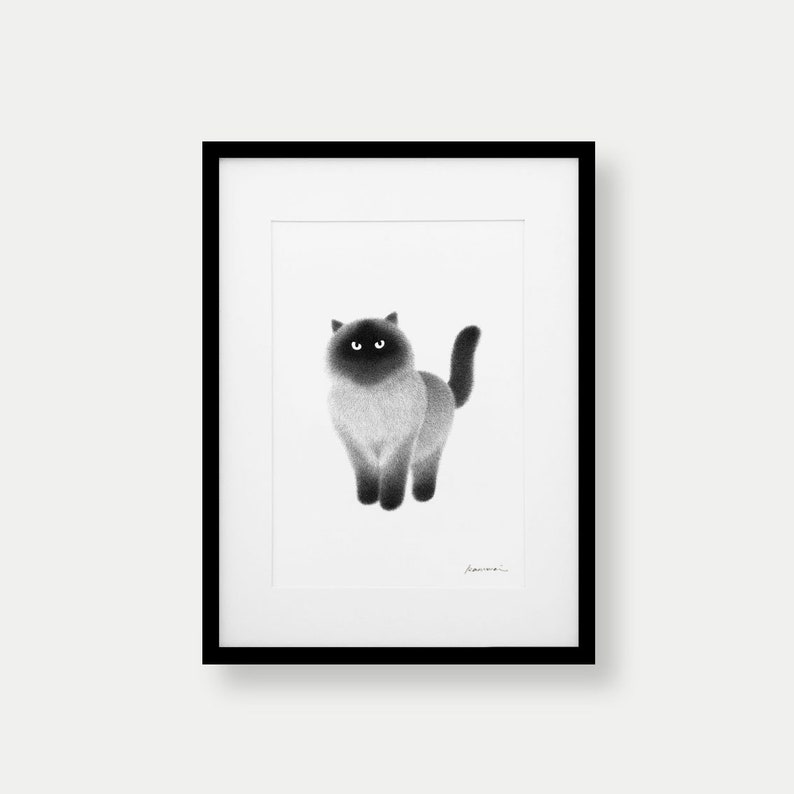 Kitty No.109 A4 Open Edition Print image 1