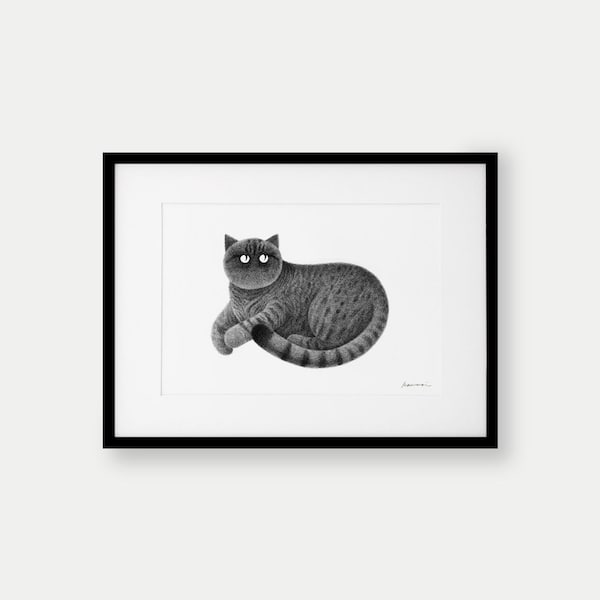 Kitty No.55 – A3 Open Edition Print