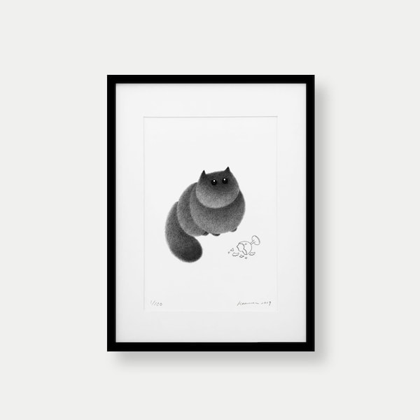 Kitty No.51 – A4 Limited Edition Print