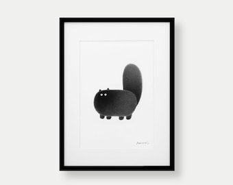 Kitty No.2 New – A3 Open Edition Print