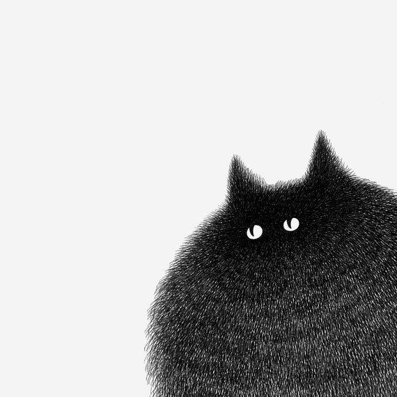 Kitty No.25 – 39x28cm Limited Edition Print - Etsy