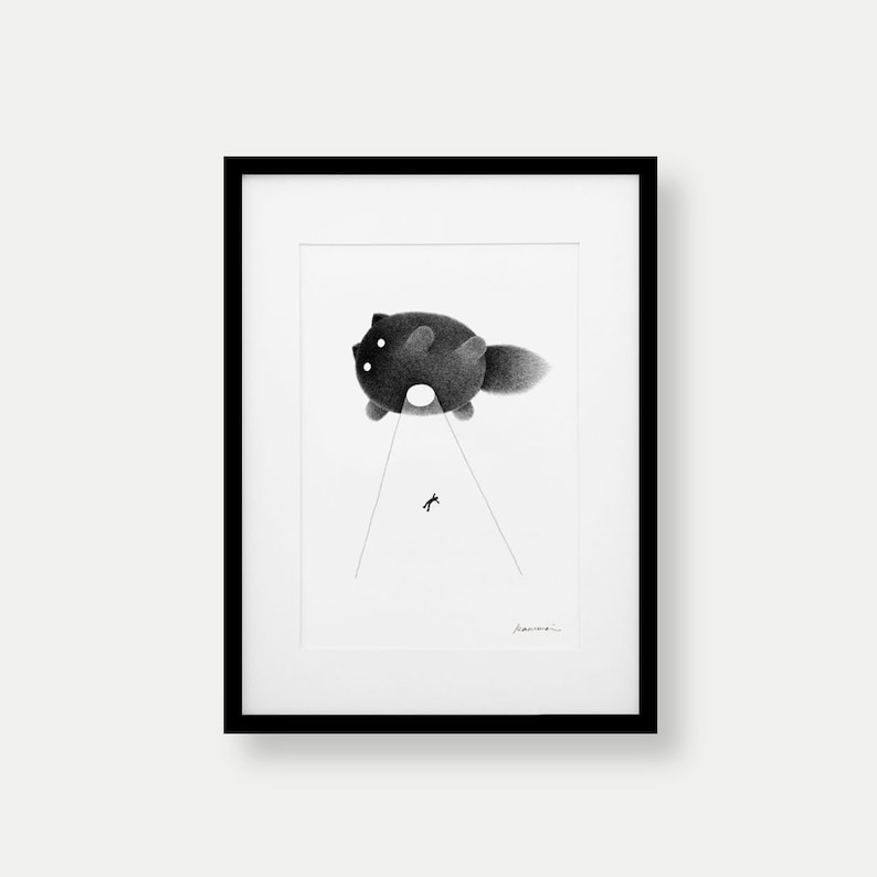 Kitty No.62 A4 Open Edition Print image 1