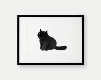 Kitty No.37 – A3 Limited Edition Print