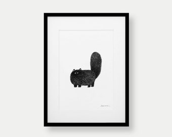 Kitty No.2 – A4 Open Edition Print