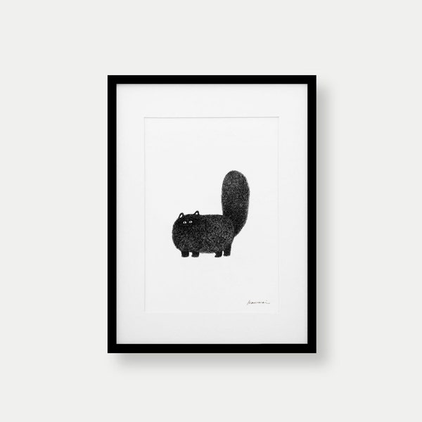 Kitty No.2 – A4 Open Edition Print