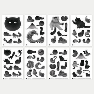 The Furry Thing Sticker Sheet Set of 8