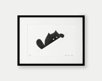 Kitty No.92 – A3 Limited Edition Print