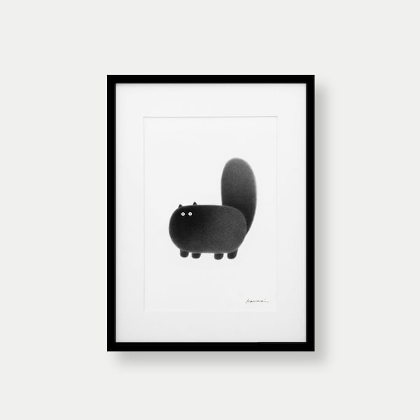 Kitty No.2 New – A4 Open Edition Print