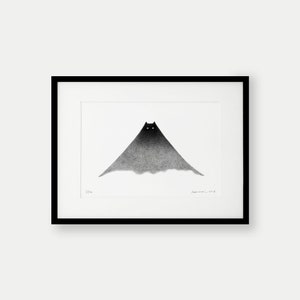 Cat Mountain – A3 Limited Edition Print