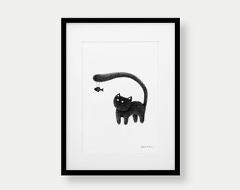 Kitty No.7 – A4 Open Edition Print