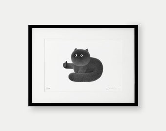 Kitty No.116 – A3 Limited Edition Print