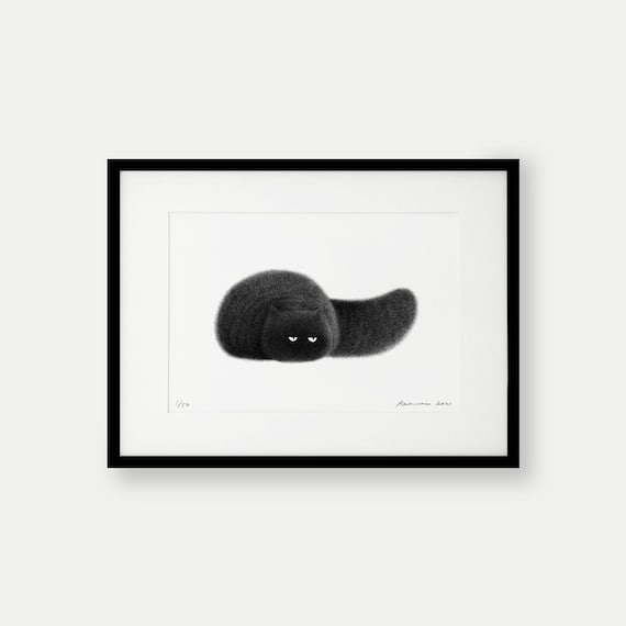 Kitty No.73 – A4 Limited Edition Print - Etsy