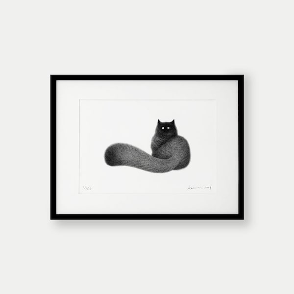 Kitty No.28 – 39x28cm Limited Edition Print