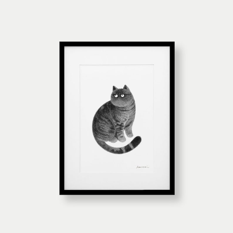 Kitty No.54 A4 Open Edition Print image 1