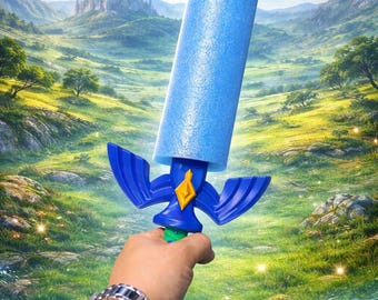 Master Sword Pool Noodle Toy Zelda Inspired Foam Sword for Kids & Adults Cosplay Safe LARP Toy | FREE worldwide shipping