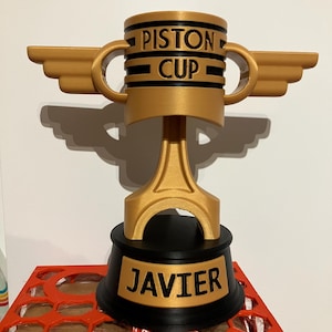 Personalized Piston Cup – Cars Inspired Trophy