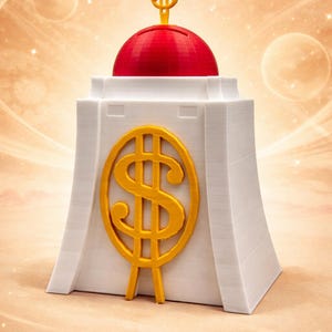 Custom Name Piggy Bank Scrooge McDuck Inspired Personalized Coin Bank Kids Savings Box | FREE worldwide shipping