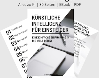 Artificial Intelligence for Beginners | eBook in PDF format | Understanding, experiencing, and applying AI in everyday life and at work