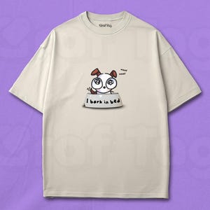 Naughty Dog Lover Tee, Adult Humor Graphic Shirt, Funny Animal Print Top, Raunchy Pet Owner T-Shirt, Kinky Top