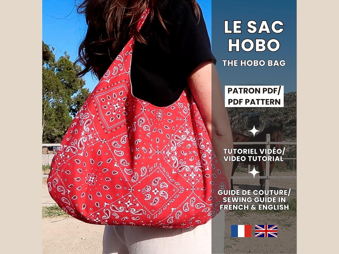 Hobo Bag | Crescent Shape | PDF Pattern | Video Tutorial - Etsy