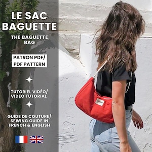 Baguette-Tasche | Cool & Stylisch | PDF-Schnittmuster | Video-Anleitung