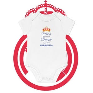 Baby Bodysuit - Perfect for Little Fans of Soccer, real madrid, Newborn Outfit, Infant Wear, Stylish Baby Clothes