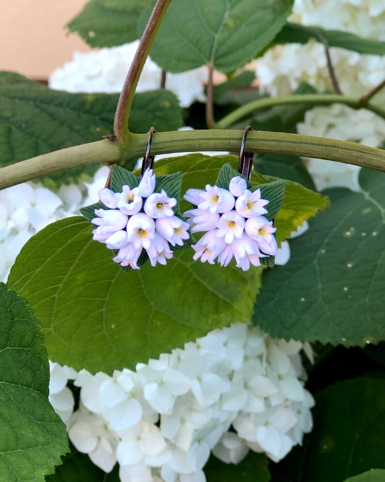 Wedding Earrings Flower Floral Earrings Bridal Earrings Miniature Flowers Flower Earrings Lily Of The Valley Earrings Bridesmaids Gifts